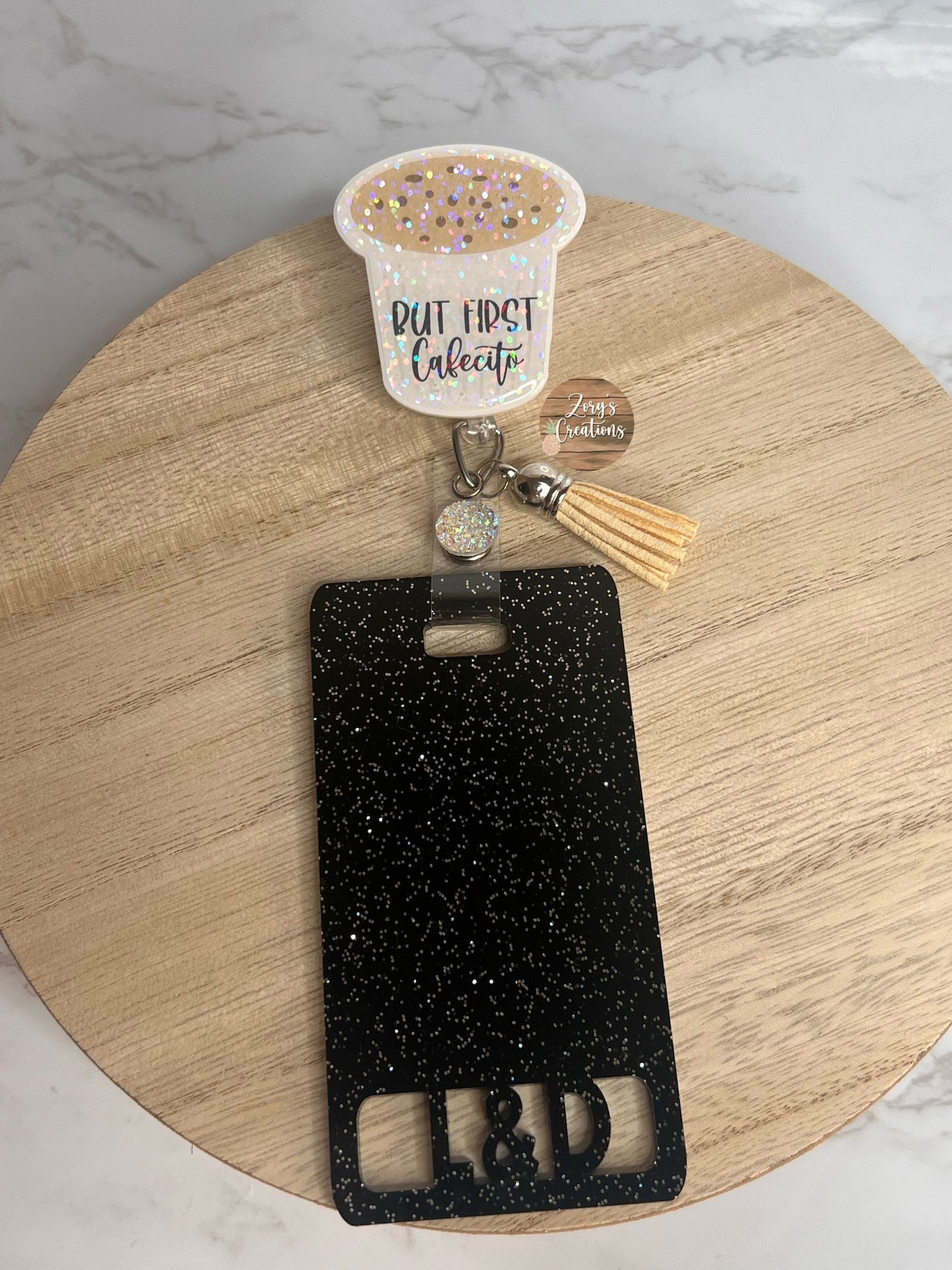 Cafecito and Chisme Retractable Badge Reel-Dale Que Tu Puedes Badge Reell- Nurse Badge Reel-Colada/Cafecito Badge Reel-White Elephant Gift