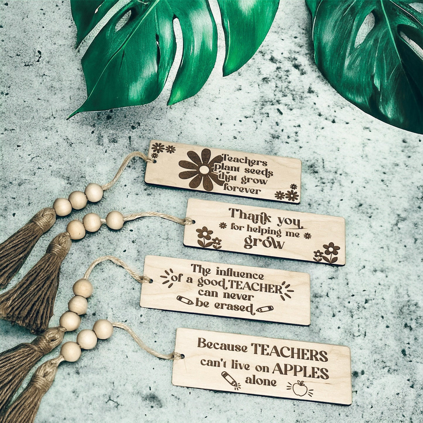 Teacher Bookmark- Teacher Gift- Teacher Appreciation Bookmark Gift- End Of The Year Gift-